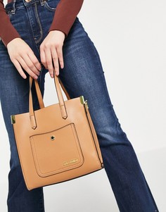 Светло-коричневая сумка-тоут для покупок с ремешком через плечо Steve Madden-Коричневый цвет