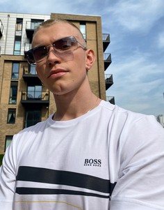 Белая футболка BOSS Athleisure Tee 8-Белый