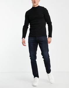 Черные выбеленные узкие джинсы G-Star 3301-Черный цвет
