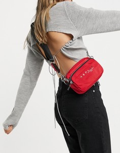 Красная сумка-кошелек на пояс Replay-Черный цвет