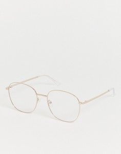 Круглые очки с прозрачными стеклами Quay Australia - Jezabell-Очистить