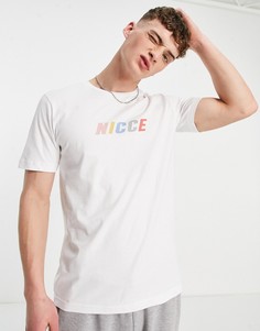 Белая футболка Nicce Myriad-Белый