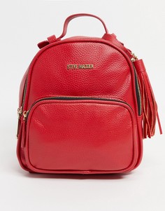 Красный рюкзак с логотипом Steve Madden