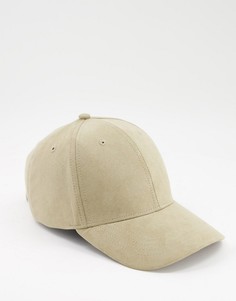 Светло-коричневая замшевая кепка Only & Sons-Коричневый цвет