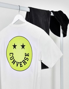 Белая футболка Converse Happy Camper-Белый