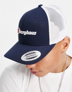 Темно-синяя кепка-бейсболка с логотипом Berghaus Recognition-Темно-синий