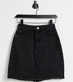 Черная джинсовая мини-юбка Missguided Tall-Черный цвет