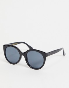 Большие женские солнцезащитные очки в черной оправе A.Kjaerbede-Черный цвет