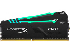 Модуль памяти HyperX Fury RGB DDR4 DIMM 3600MHz PC-28800 CL18 - 32Gb KIT (2x16Gb) HX436C18FB4AK2/32