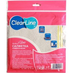 Салфетка универсальная CLEAR LINE UNI микрофибра 30х30 см