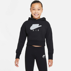 Подростковая толстовка French Terry Crop Hoodie Nike