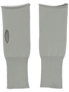 Jil Sander перчатки-митенки с прорезями