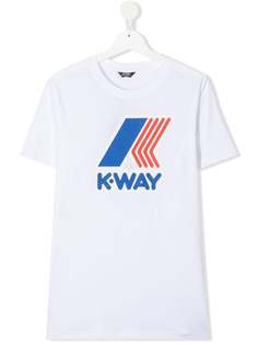 K Way Kids футболка с логотипом