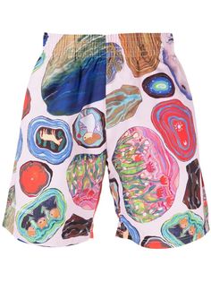Kids of broken future плавки-шорты с принтом