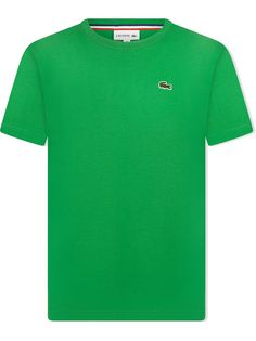 Lacoste Kids футболка с нашивкой-логотипом