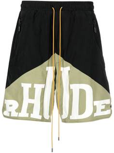 Rhude шорты с логотипом