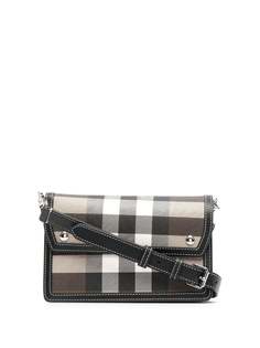 Burberry клетчатая сумка на плечо