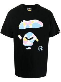 A BATHING APE® футболка с короткими рукавами и логотипом