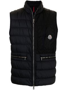 Moncler стеганый жилет Capy с логотипом