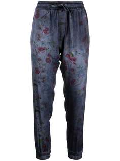 Avant Toi укороченные брюки с цветочным принтом