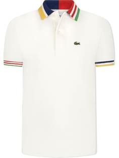 Lacoste Kids трикотажная рубашка поло в стиле колор-блок