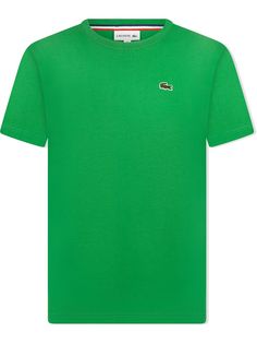 Lacoste Kids футболка с короткими рукавами и нашивкой-логотипом