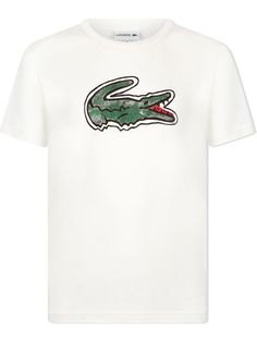 Lacoste Kids футболка с логотипом