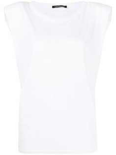Luisa Cerano футболка с объемными плечами