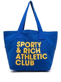 Sporty & Rich сумка-тоут с логотипом