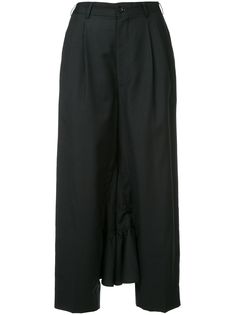 Comme Des Garçons Pre-Owned юбка-брюки с оборками