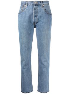 RE/DONE прямые джинсы средней посадки