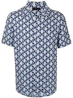 Durban рубашка с короткими рукавами и геометричным принтом D'urban