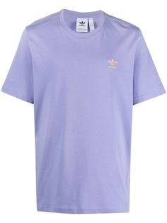 adidas футболка Essentials Trefoil с вышивкой