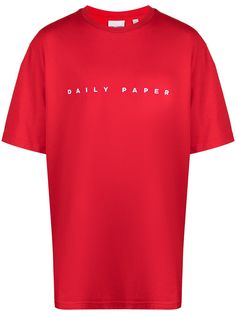 Daily Paper футболка Elias с вышитым логотипом