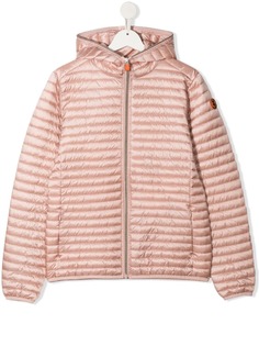 Save The Duck Kids пуховик на молнии с капюшоном