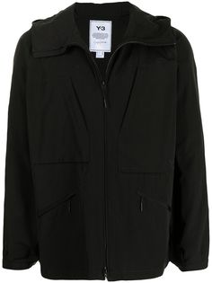 Y-3 куртка на молнии с капюшоном