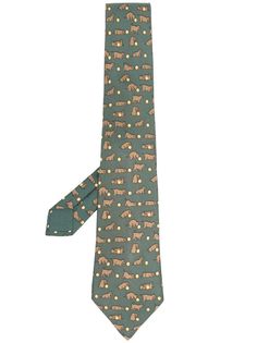 Hermès галстук pre-owned с принтом Hermes