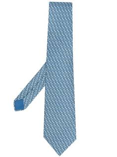 Hermès галстук pre-owned с принтом Hermes