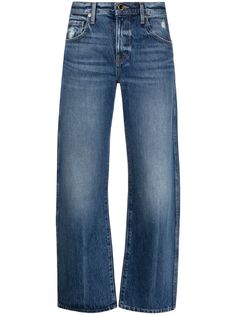 Khaite широкие джинсы Kerrie средней посадки