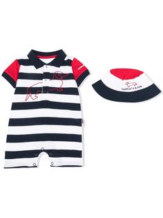 Harmont & Blaine Junior комплект из комбинезона и шапки с вышивкой