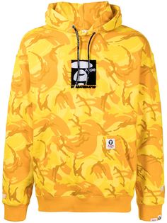 AAPE BY *A BATHING APE® худи с камуфляжным принтом