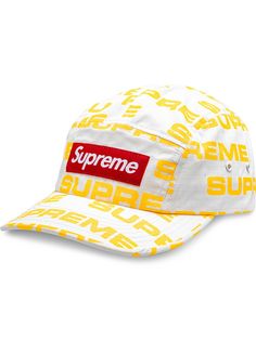 Supreme кепка с принтом
