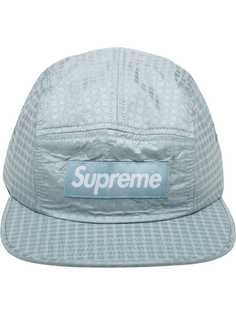 Supreme кепка Metallic Check Camp