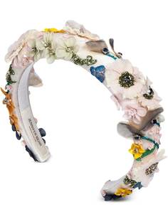 Jennifer Behr ободок Meadow с цветочной аппликацией