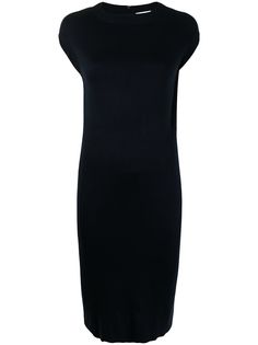 Balenciaga Pre-Owned платье тонкой вязки с рукавами кап