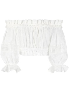 Ermanno Scervino укороченный топ с открытыми плечами