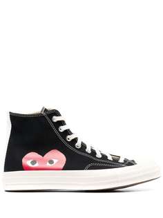 Comme Des Garçons Play x Converse высокие кеды с логотипом