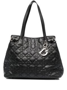 Christian Dior сумка-тоут Cannage Panarea Chrome 2011-го года