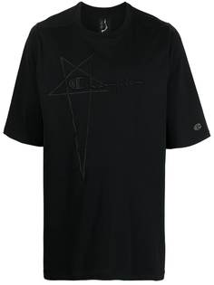 Rick Owens X Champion футболка оверсайз с короткими рукавами