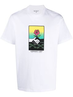 Carhartt WIP футболка из органического хлопка с графичным принтом